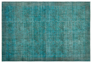 Apex Vintage Carpet Turquoise 18689 210 x 307 cm