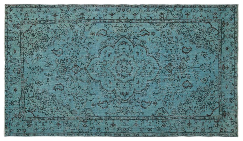 Apex Vintage Carpet Turquoise 18698 165 x 288 cm