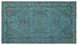 Apex Vintage Carpet Turquoise 18698 165 x 288 cm