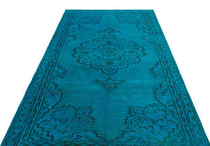 Apex Vintage Carpet Turquoise 18921 152 x 270 cm
