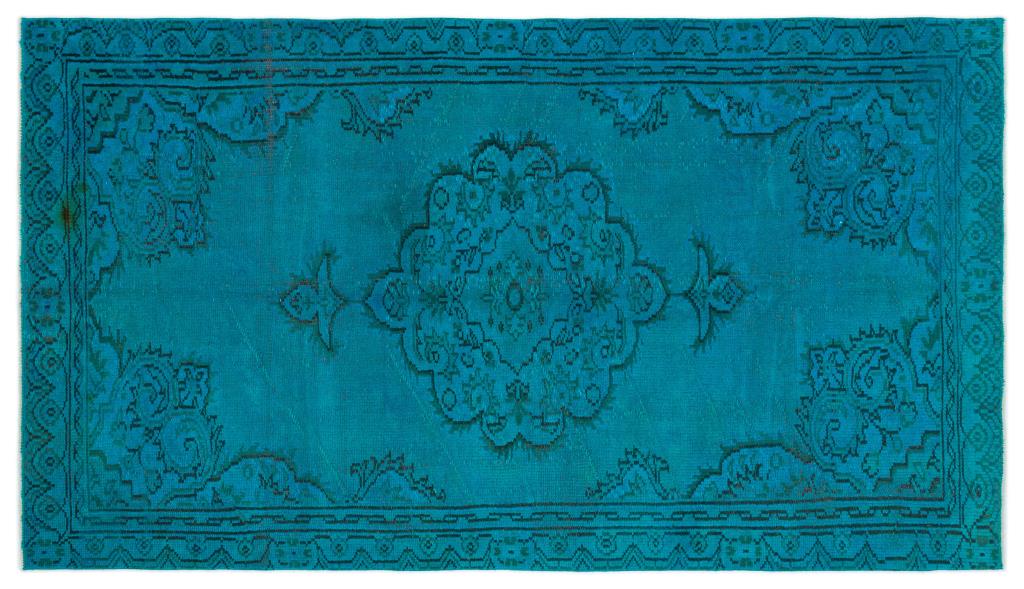 Apex Vintage Carpet Turquoise 18921 152 x 270 cm