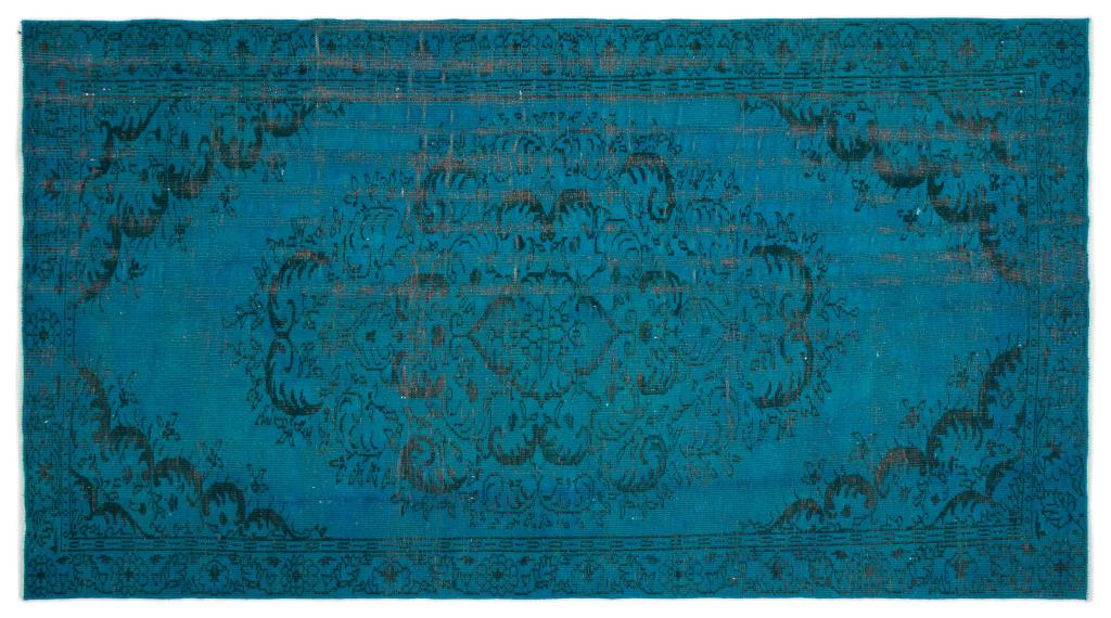 Apex Vintage Carpet Turquoise 18947 163 x 298 cm