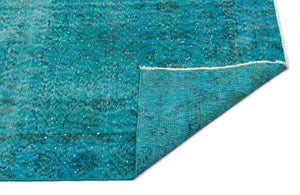 APEX Vintage Carpet Turquoise 19002 186 x 304 cm