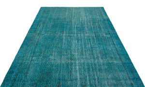 APEX Vintage Carpet Turquoise 19002 186 x 304 cm