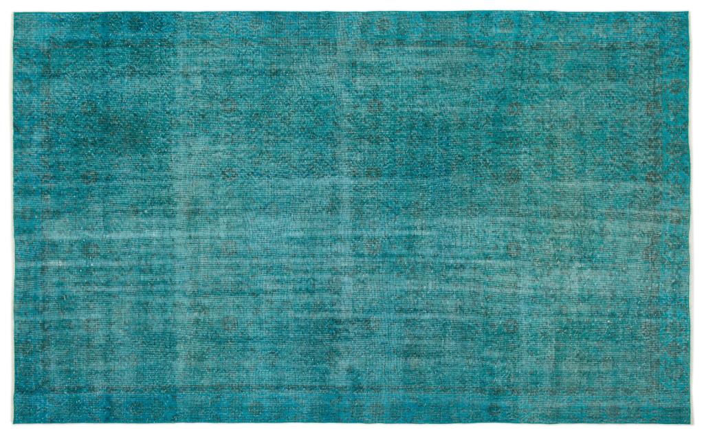 APEX Vintage Carpet Turquoise 19002 186 x 304 cm