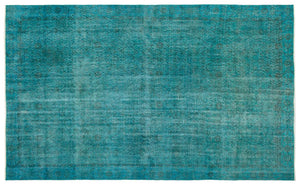 APEX Vintage Carpet Turquoise 19002 186 x 304 cm