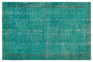 Apex Vintage Carpet Turquoise 19168 161 x 255 cm