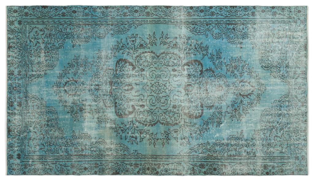 Apex Vintage Carpet Turquoise 19297 160 x 285 cm