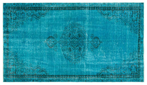 Apex Vintage Carpet Turquoise 19424 147 x 260 cm