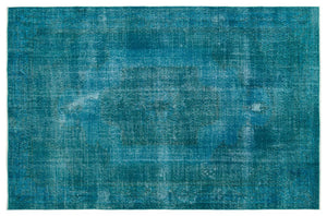 Apex Vintage Carpet Turquoise 19543 202 x 304 cm