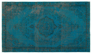 Apex Vintage Carpet Turquoise 19554 162 x 278 cm