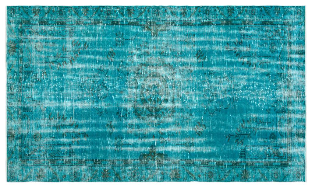 Apex Vintage Carpet Turquoise 19563 166 x 272 cm