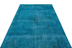 Apex Vintage Carpet Turquoise 19658 163 x 278 cm