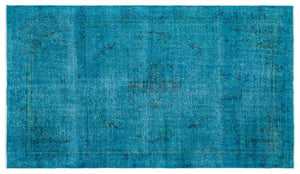 Apex Vintage Carpet Turquoise 19658 163 x 278 cm