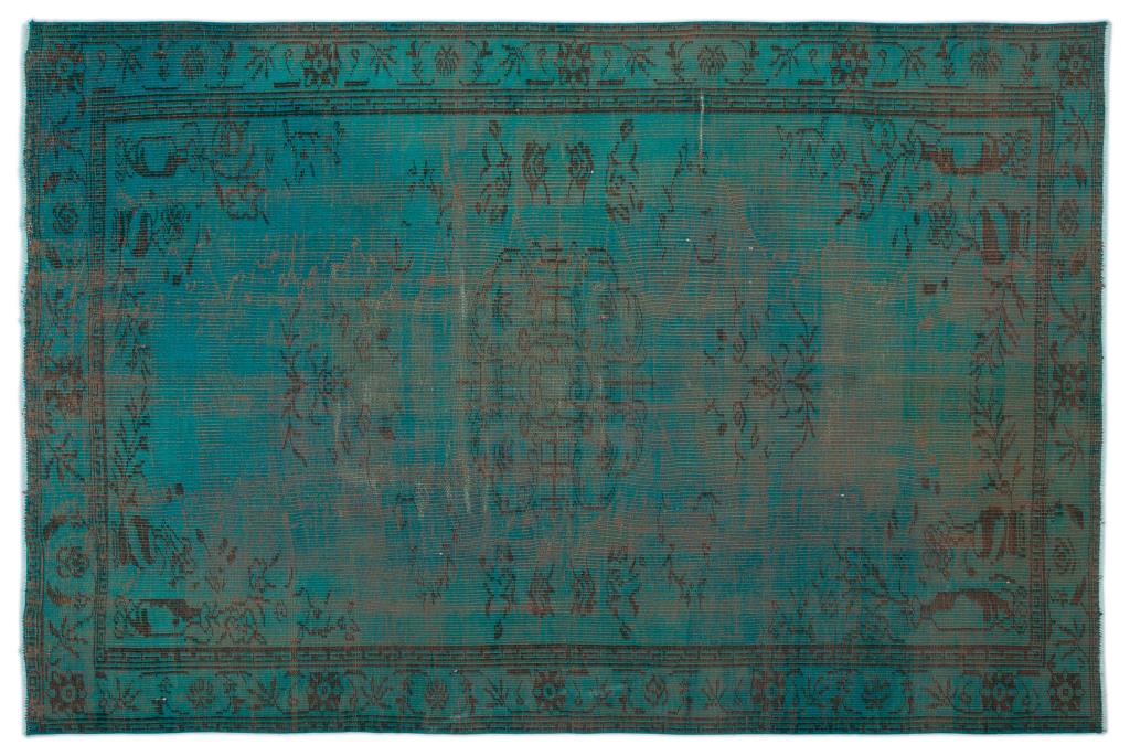 Apex Vintage Carpet Turquoise 22800 174 x 263 cm