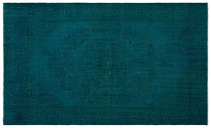 Apex Vintage Carpet Turquoise 23070 184 x 308 cm
