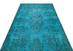 Apex Vintage Carpet Turquoise 23321 158 x 290 cm