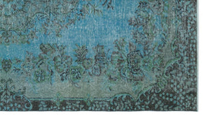 Apex Vintage Carpet Turquoise 23410 164 x 288 cm