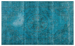 Apex Vintage Carpet Turquoise 24177 190 x 314 cm