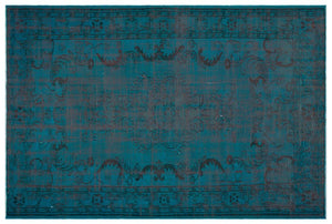 Apex Vintage Carpet Turquoise 24194 195 x 291 cm