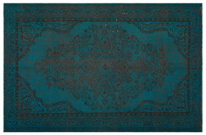 Apex Vintage Carpet Turquoise 24289 195 x 290 cm