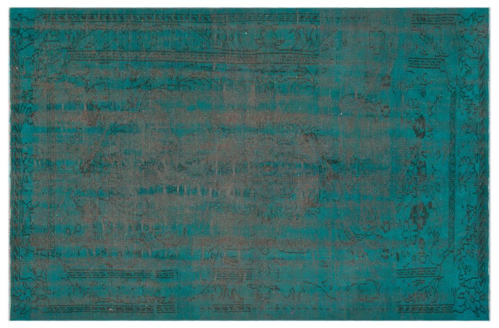 Apex Vintage Carpet Turquoise 24290 177 x 260 cm
