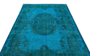 Apex Vintage Carpet Turquoise 25664 182 x 294 cm