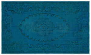 Apex Vintage Carpet Turquoise 28003 163 x 271 cm