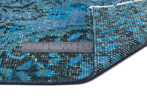 Apex Vintage Carpet Turquoise 9581 164 x 291 cm