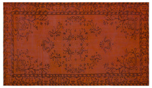Apex Vintage Carpet Orange 26957 153 x 257 cm