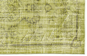 Apex Vintage Carpet Green 12507 158 x 262 cm