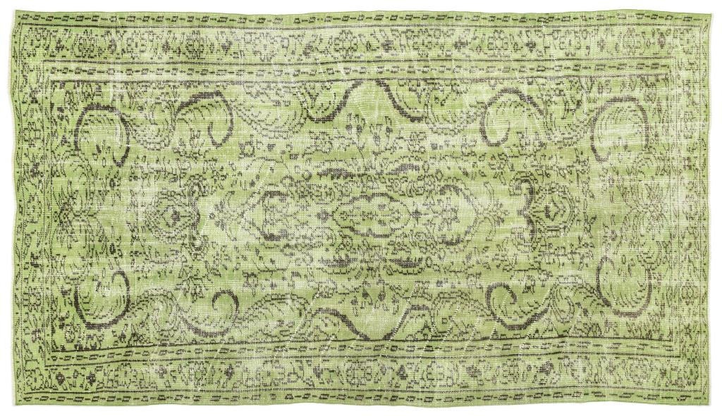 Apex Vintage Carpet Green 13109 158 x 274 cm
