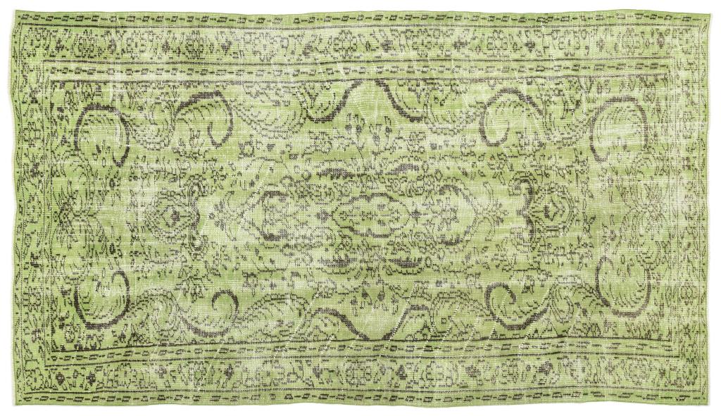 Apex Vintage Carpet Green 13109 158 x 274 cm