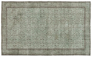 Apex Vintage Carpet Green 13517 164 x 274 cm