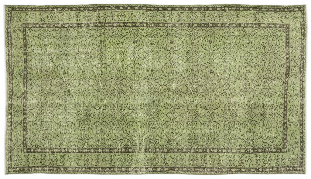 Apex Vintage Carpet Green 13680 160 x 280 cm