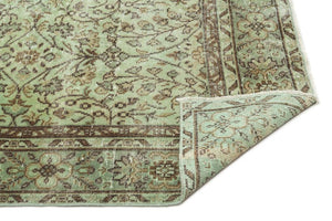 Apex Vintage Carpet Green 17137 185 x 294 cm