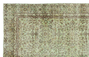 Apex Vintage Carpet Green 17137 185 x 294 cm