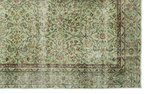 Apex Vintage Carpet Green 17137 185 x 294 cm