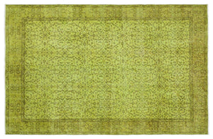 Apex Vintage Carpet Green 18004 159 x 245 cm