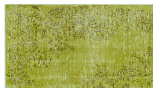 Apex Vintage Carpet Green 24207 156 x 274 cm