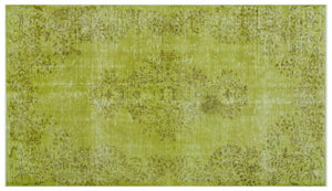 Apex Vintage Carpet Green 24207 156 x 274 cm