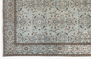 Apex Vintage Carpet Green 7450 168 x 300 cm