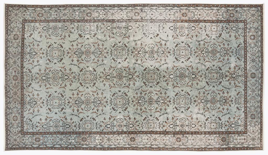 Apex Vintage Carpet Green 7450 168 x 300 cm