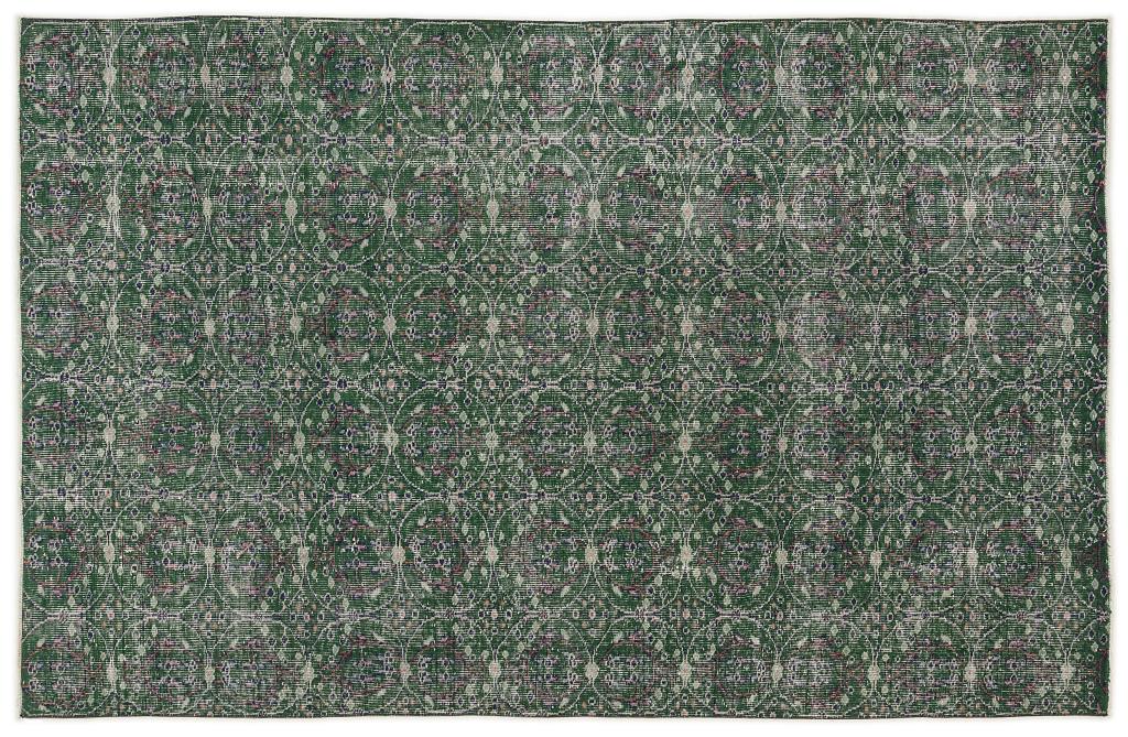 Apex Vintage Carpet Green 7633 172 x 272 cm