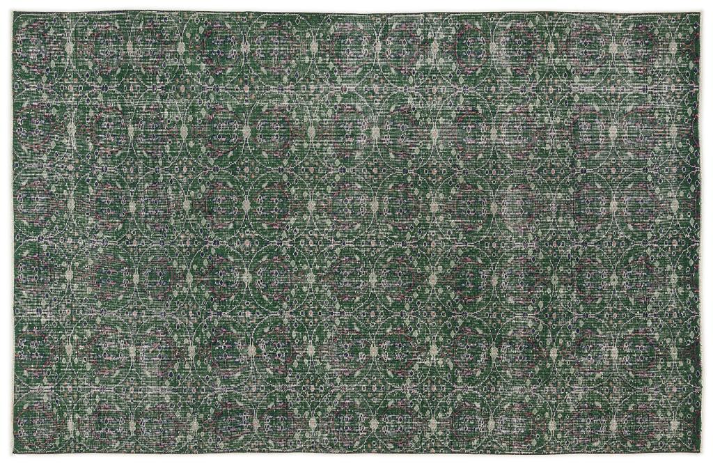 Apex Vintage Carpet Green 7633 172 x 272 cm
