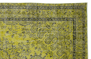 Apex Vintage Carpet Green 8707 172 x 293 cm