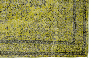 Apex Vintage Carpet Green 8707 172 x 293 cm