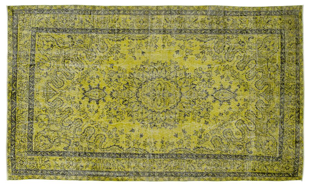 Apex Vintage Carpet Green 8707 172 x 293 cm