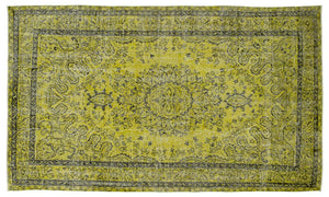 Apex Vintage Carpet Green 8707 172 x 293 cm