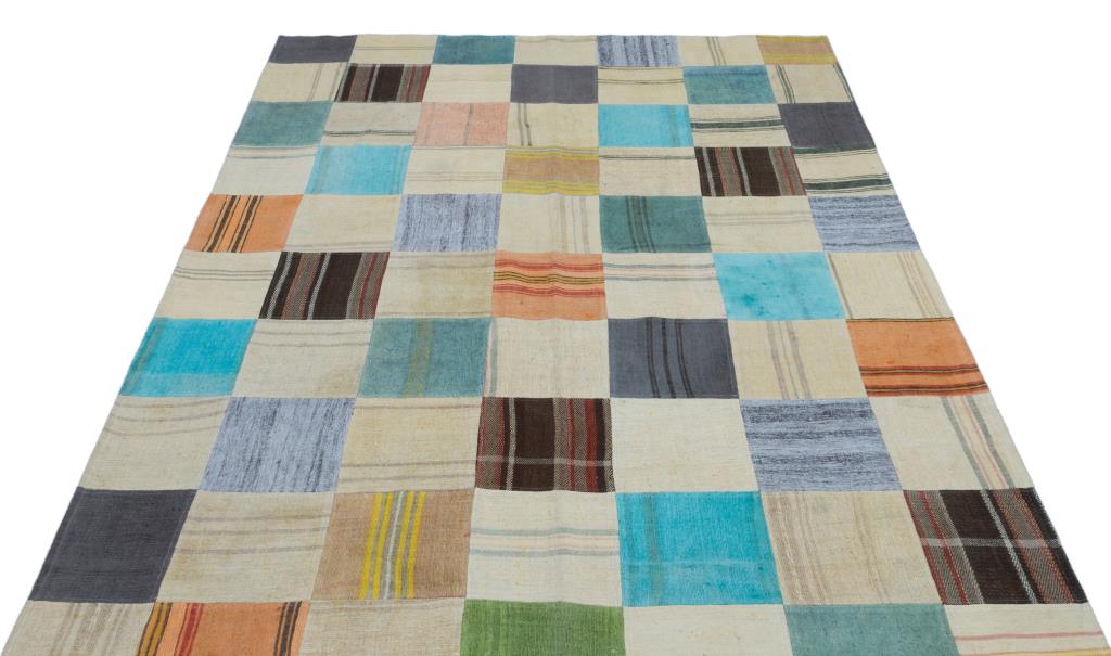 Apex Kilim Patchwork Unique Colours 25318 164 x 233 cm